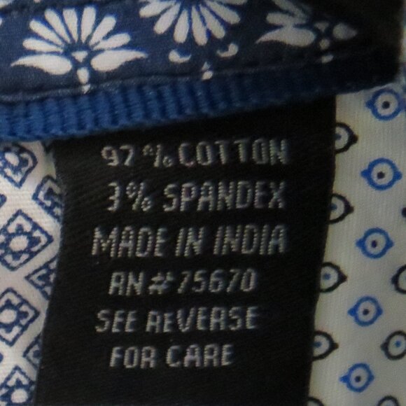 Michael Brandon* Men's Short Sleeve Button Down Curved Hem BOHO Shirt~ Size XL - Picture 4 of 12